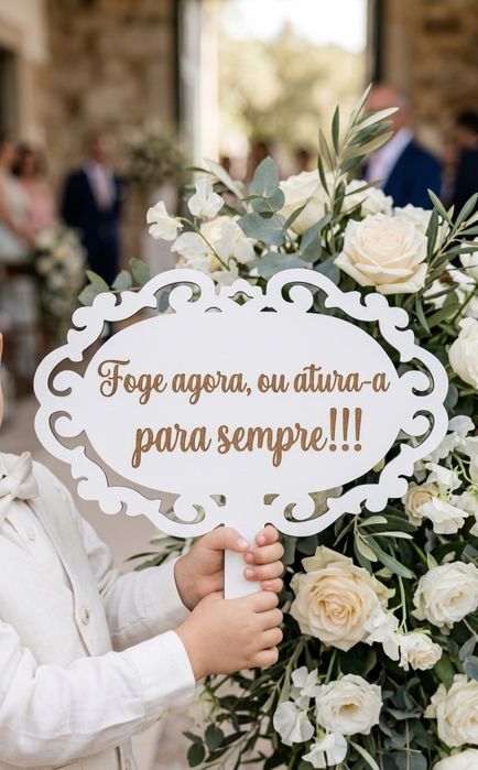 Placa Casamento Personalizada – Torne a sua Entrada Inesquecível!