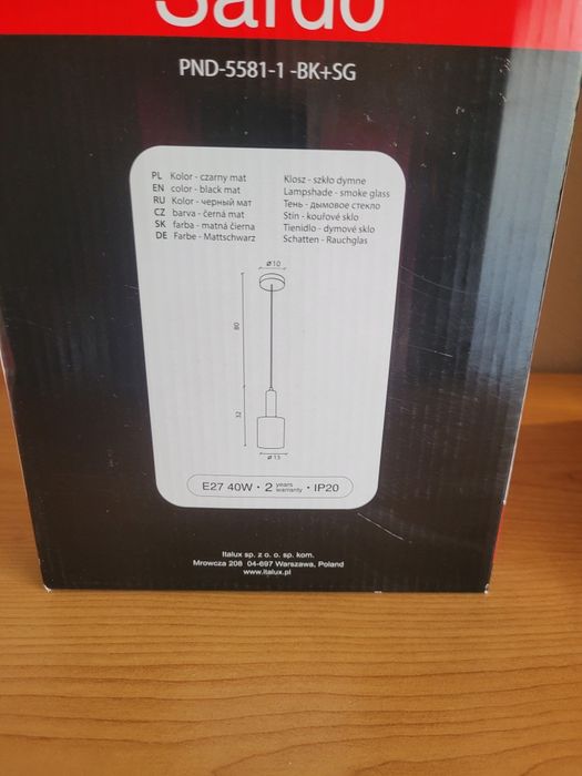 Lampa wisząca Italux