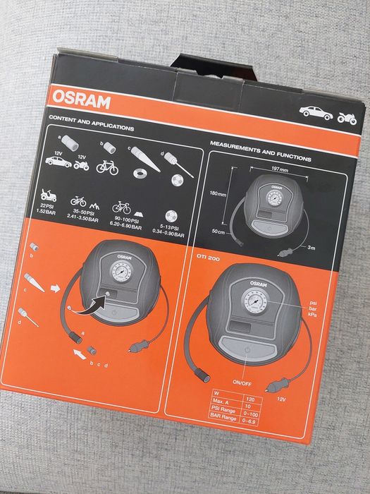 Compressor de ar para encher pneus, boias ou bolas