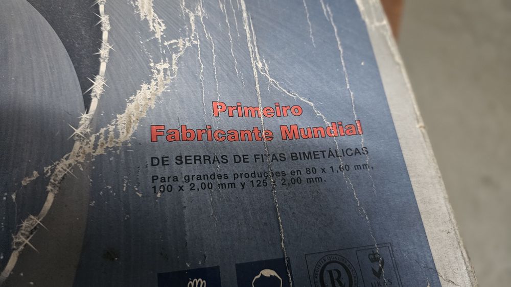 Fita para serrote industrial