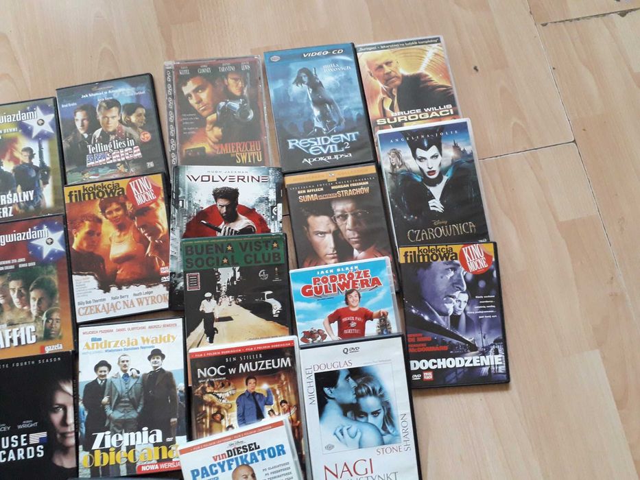 Zestaw filmów 30 dvd Surogaci Wścieķłe pięści Wolverine