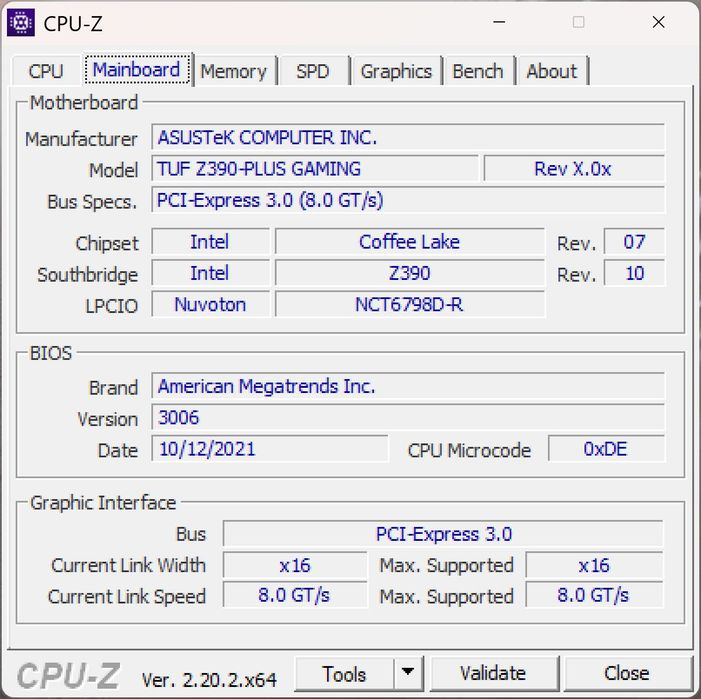ASUS TUF Z390 + i5-8600K + 16GB G.Skill Trident Z + Arctic Freezer