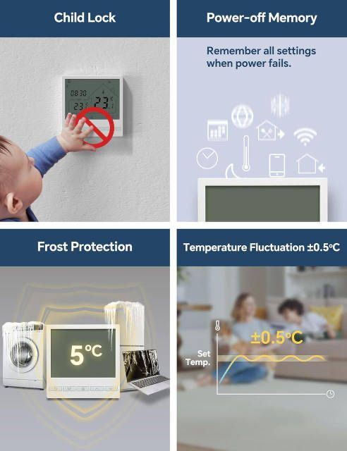 Термостат Beok TOL47WIFI