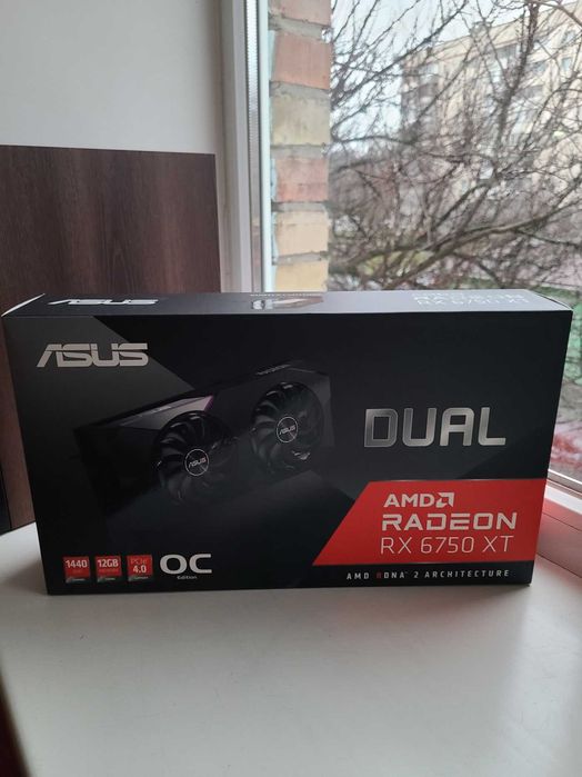 Видеокарта Radeon RX 6750 XT 12Gb DUAL OC ASUS (DUAL-RX6750XT-O12G)