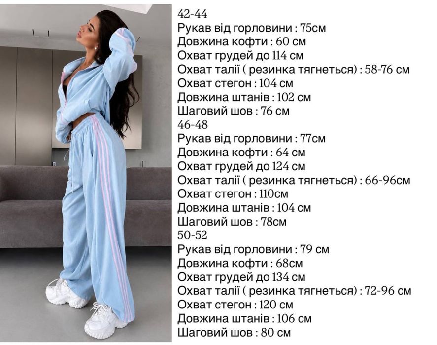 Костюм велюровий жіночий на блискавці з лампасами