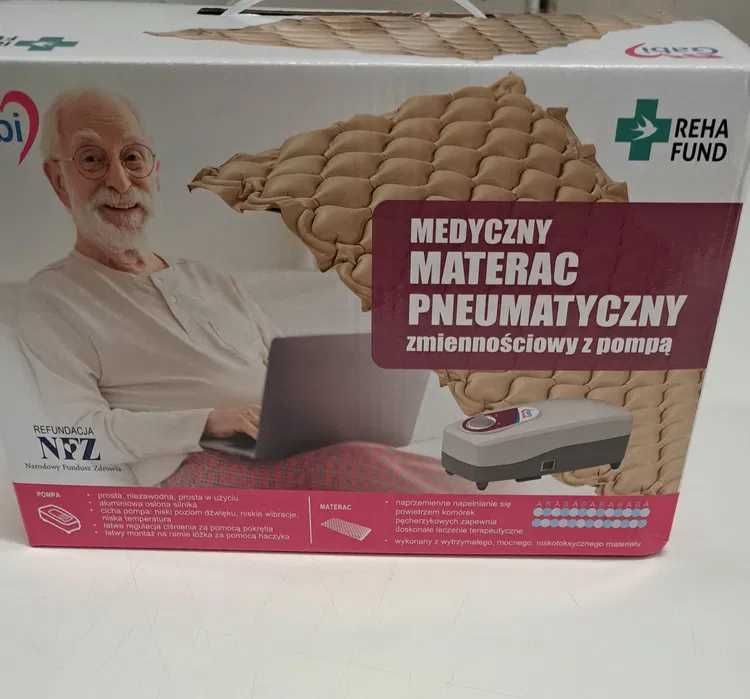 Materac przeciwodleżynowy zmiennociśniowy