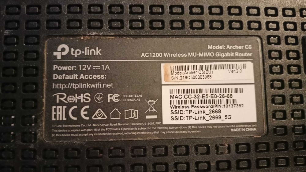 Router Tp-Link Archer C6