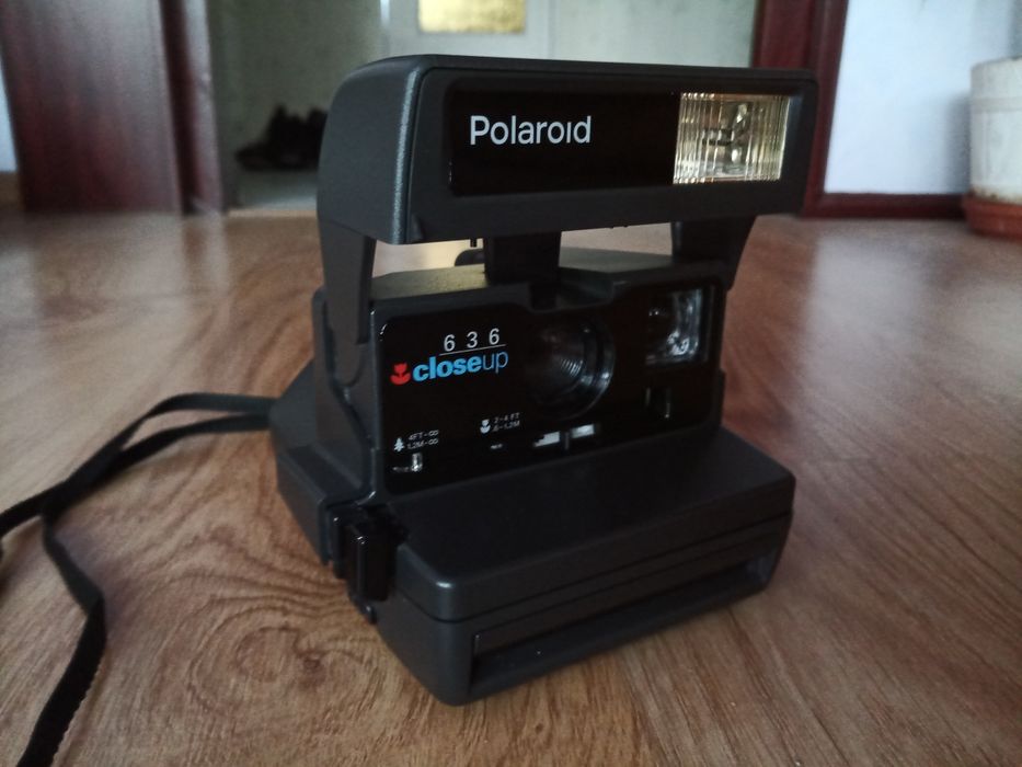 Aparat Polaroid 636 Close Up + oryginalny plecak - etui