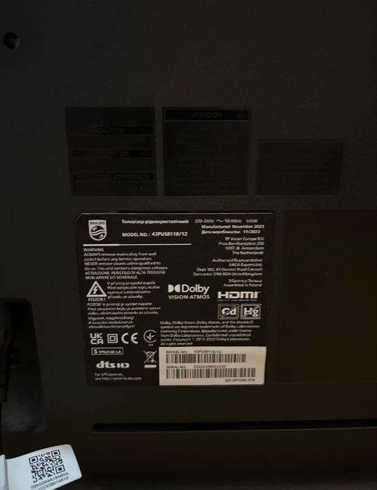 Smart Tv Philips 43 Ambilight