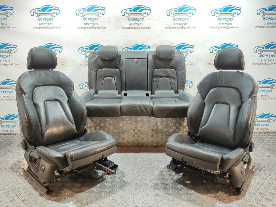 Conjunto Bancos Pele Audi A5 8T 8T3 Coupe S Line S-Line 3 Portas