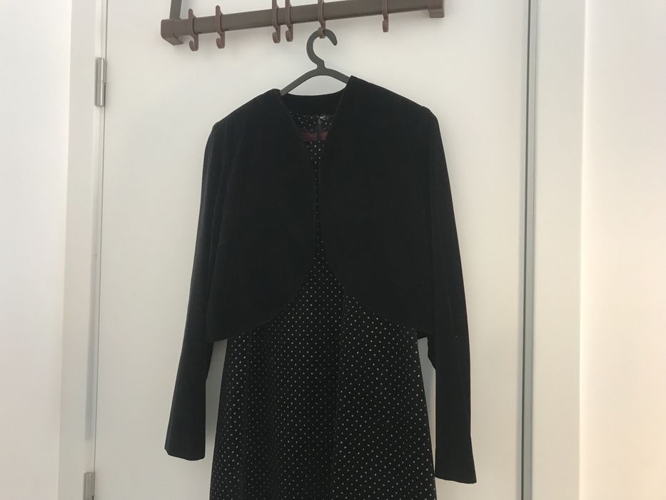 Vestido de Cerimónia + Bolero de Veludo