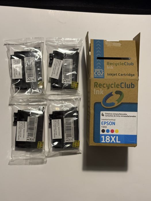 Pack Tinteiros Recarregados Epson 18XL
