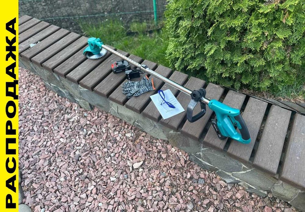 Аккумуляторная газонокосилка Макита 2️⃣АКБ. Беспроводной тример Makita