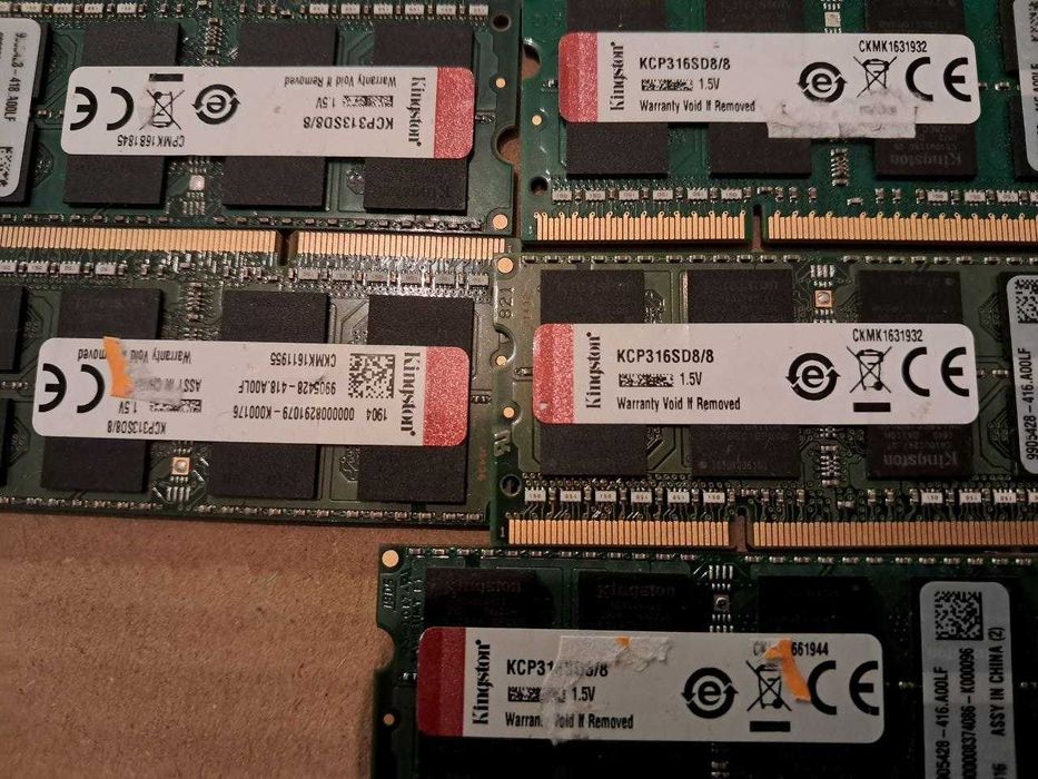 DDR3 8GB 1,5v и 4 GB 1.35v SO-DIMM  Для ноутбука цена за 1 планку 4GB