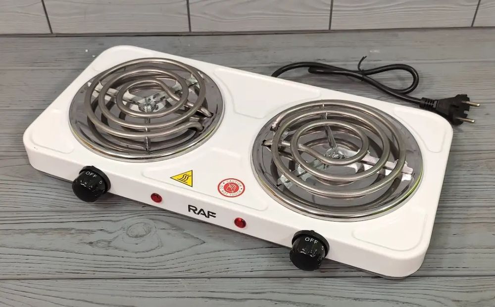 Електроплитка двоконфорна електрична плита электрическая 2 конфорки