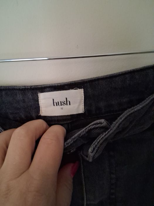 Spódnica jeansowa maxi Hush rozm 38/40, 99%bawełny hippie alternative