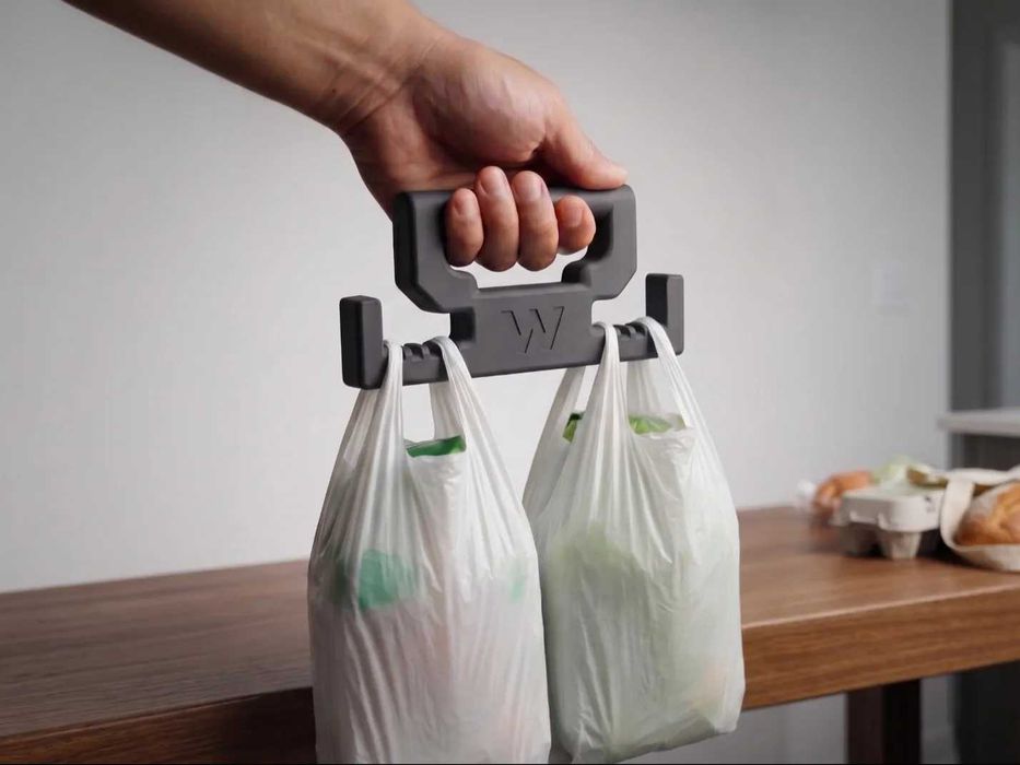 Suporte / Pega Ergonómica para Sacos de Compras - Impressão 3D