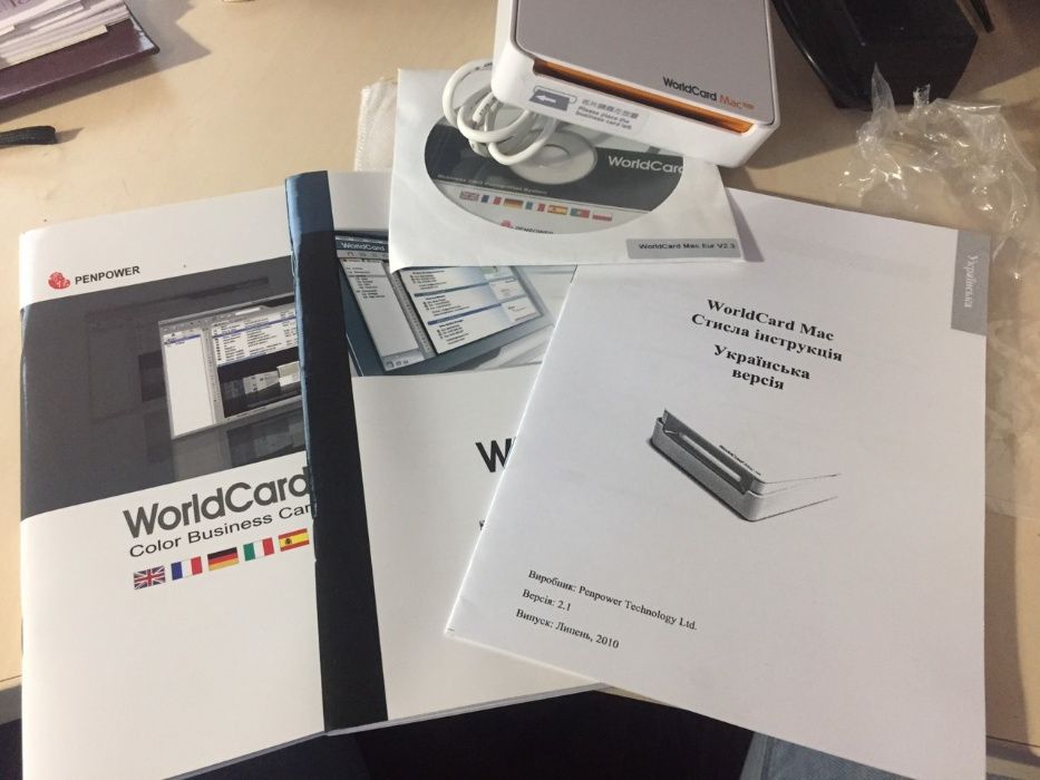 Сканер визитных карточек Penpower WorldCard Mac plus
