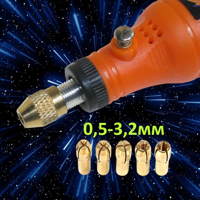 Мини-грaвер USB‑C 3,7 В + 24 насадки