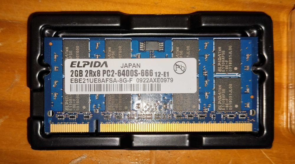 Memória Ram DDR2 de 2GB para portátil