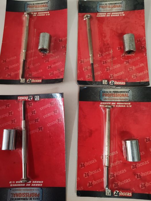 4 Conjuntos de chaves de ourives + chave de caixa