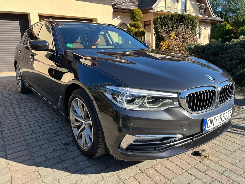 BMW Seria 5 BMW 530i, Luxury Line, bezwypadkowy, bogata wersja