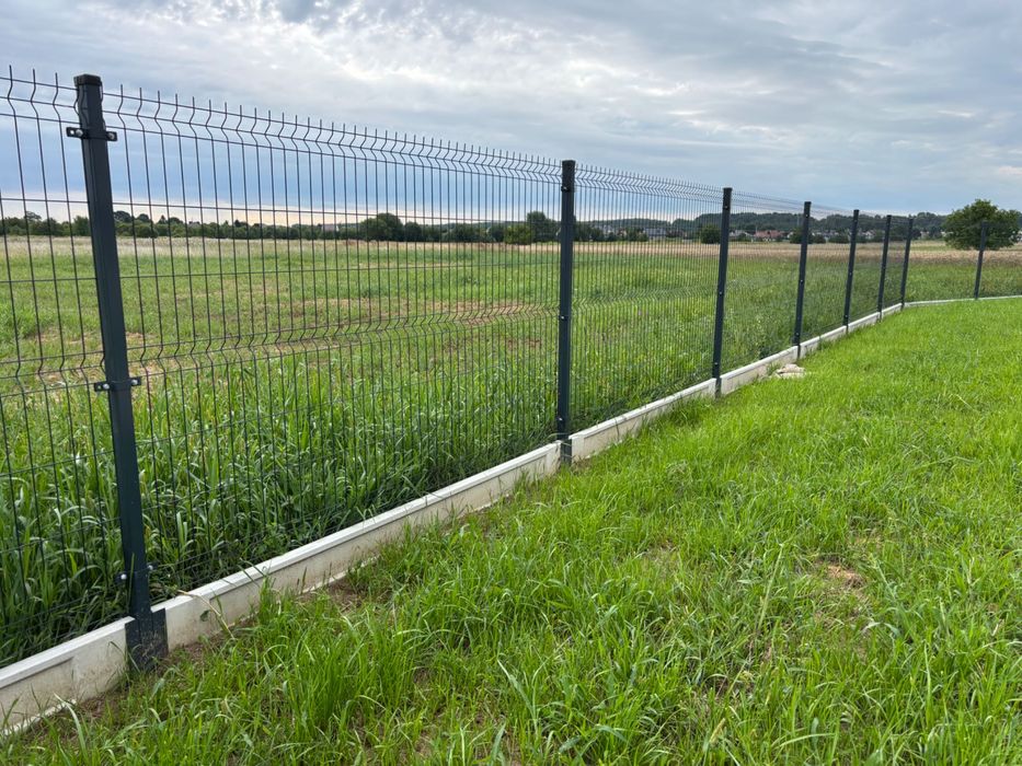 Komplet ogrodzenie panelowe 153cm + podmurówka 51zł/mb