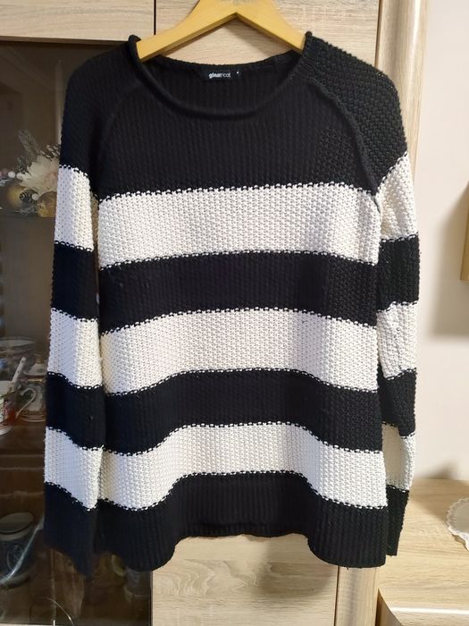 Sweter damski w paski M
