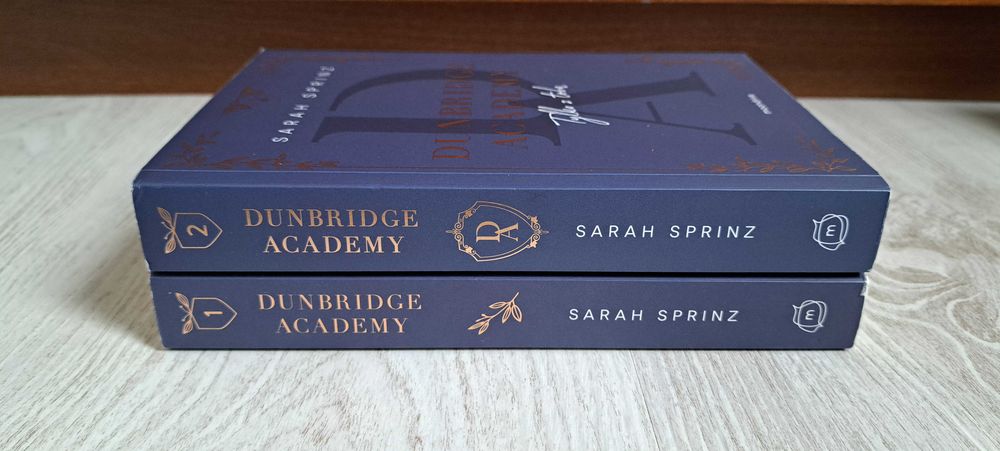 2x Sarah Sprinz Dunbridge Academy Tam gdzie ty + Tylko z Tobą  JAK NOWE