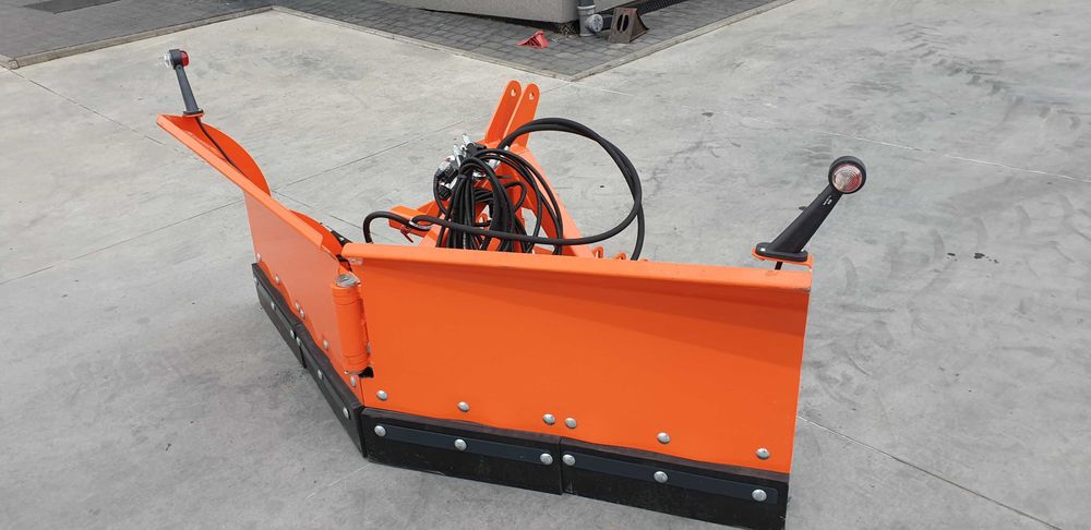 Pług śnieżny strzałkowy VARIO Mini 2,0 m Metal-Technik z amortyzacją