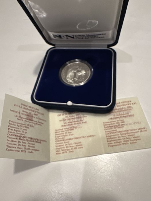 Moeda 10€ vaticano - proof