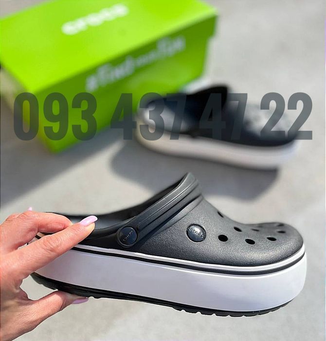 Нереально Круті Crocs на Платформі Crocband Platform Жіночі Крокси