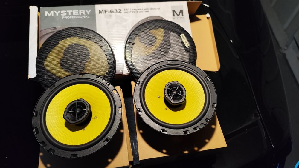Авто акустика Mystery MF 632. Коаксиальные динамики для авто
