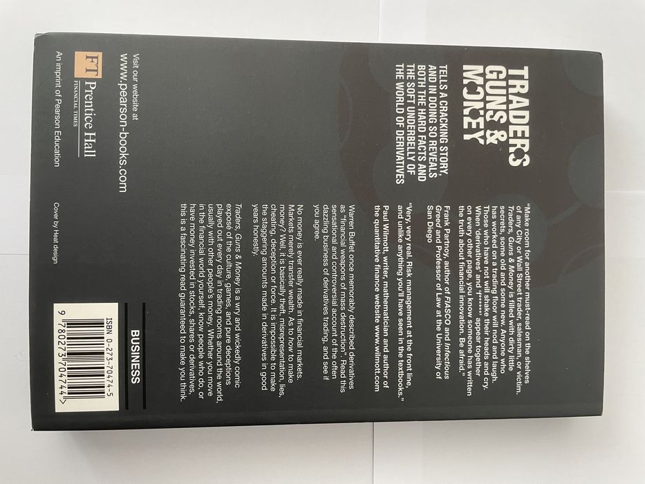 Traders Guns & Money | Satyajit Das