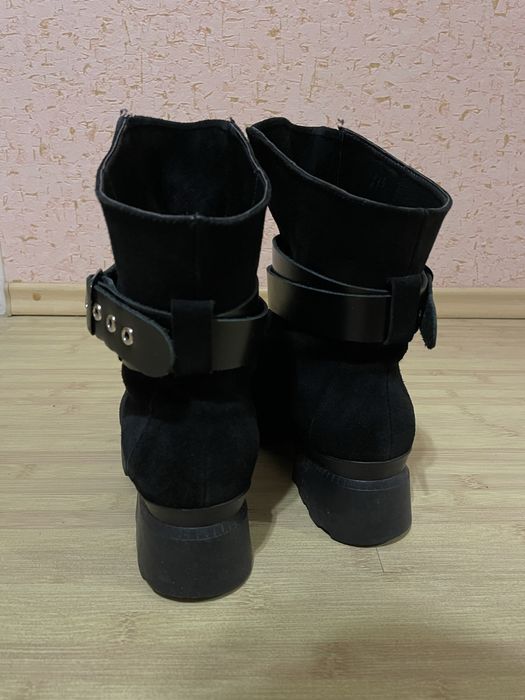 Чоботи зимові alian curdas 38 24.5 см. Чоботи зимові замшеві