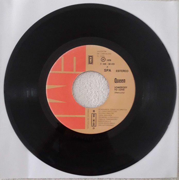 Queen single em vinil "Somebody to love "
