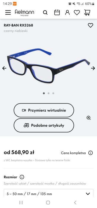 Okulary RAY-BAN RX5268