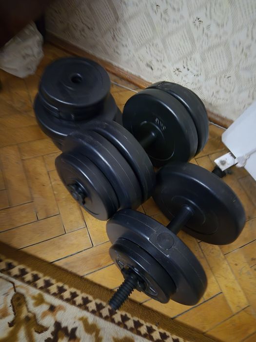 Гантелі загальна маса 55 кг