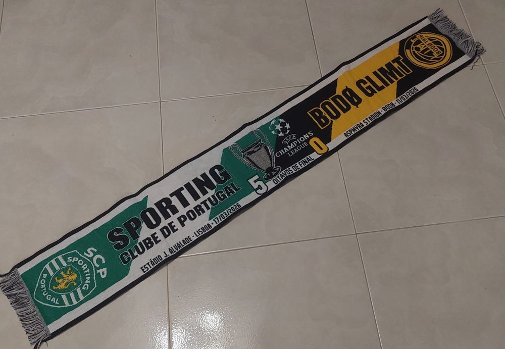 Cachecol historico Sporting-Bodo