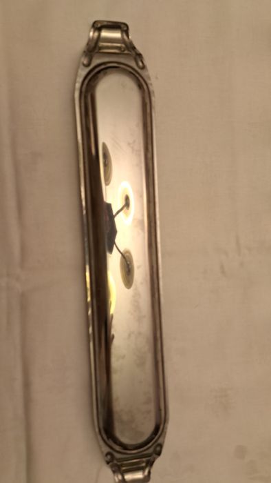 7 kieliszków do wódki z podstawką metalową, PRL  PRL