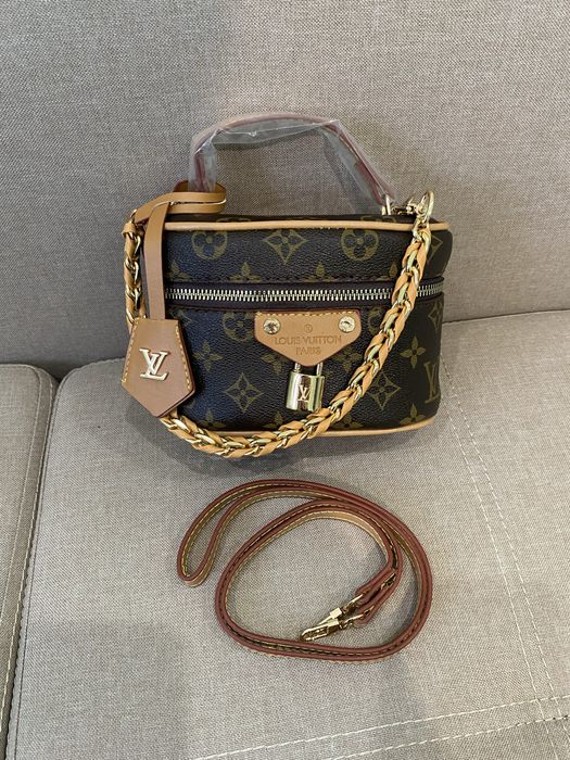 Сумка louis vuitton vanity коричневий