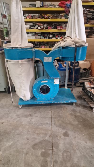 Aspiracao de 2 sacos maquinas de carpintaria