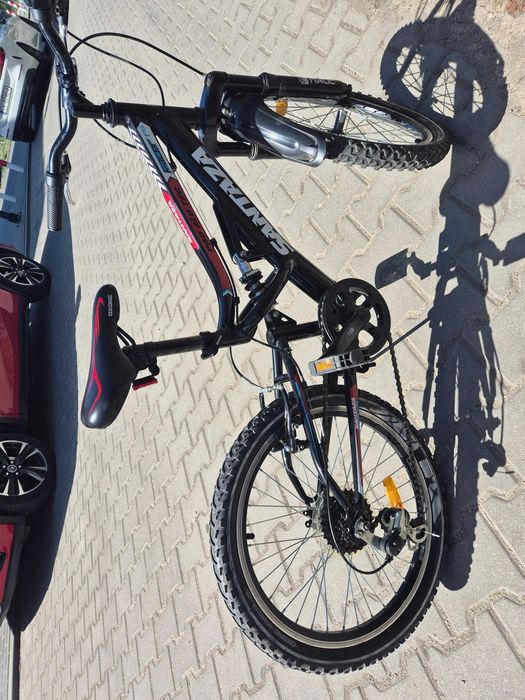 Rower dziecięcy Santaza Racer FS Pro Alu Tec (aluminiowa rama)