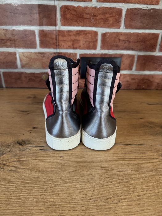 Raf Simons High Top basketball leder