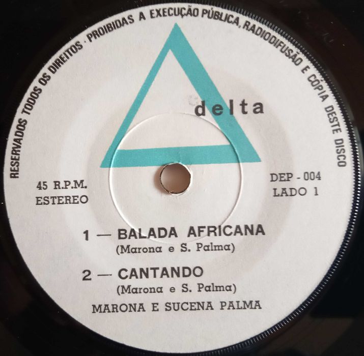 Marona e Sucena Palma	- - - - -	Balada Africana	- - - - -	EP