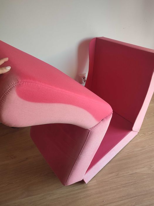 Sofá Cama um lugar Rosa