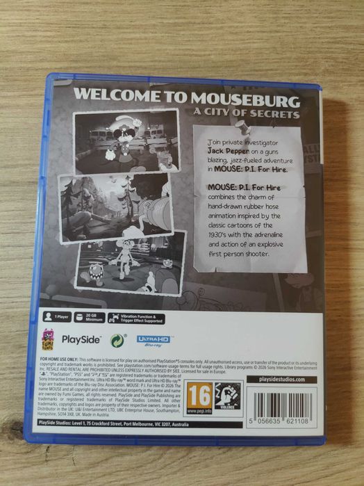 Mouse PI for hire PS5