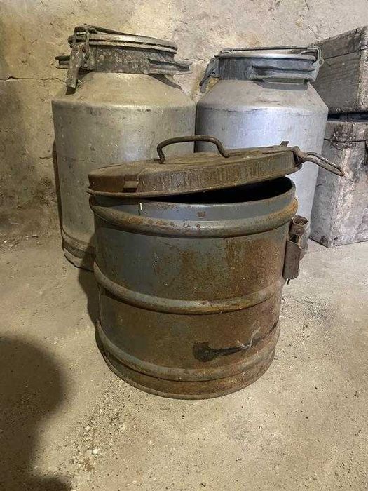 Винтаж! бочка металлическая ШХЗ ссср контейнер садовый