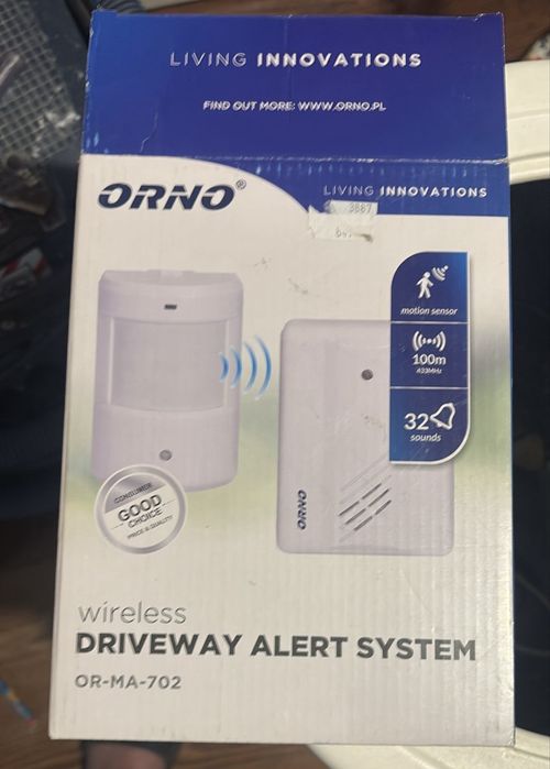 System alarów z detekcją ruchu system syngalizacji wejscia