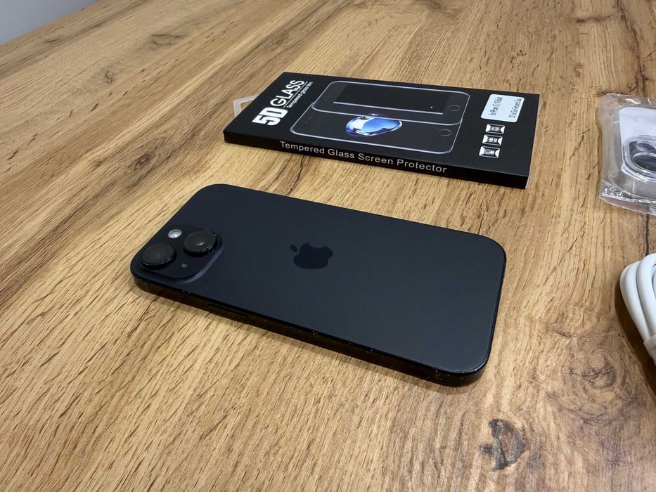 Okazja!!! Iphone 15 - Czarny! Gwarancja! Kondycja Baterii 100%! Polecam!